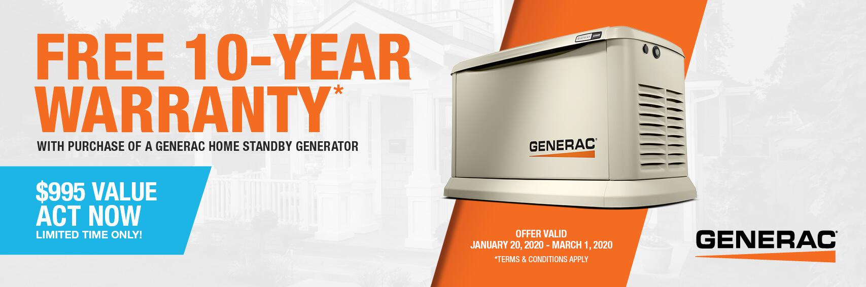 Homestandby Generator Deal | Warranty Offer | Generac Dealer | Waynesboro, GA